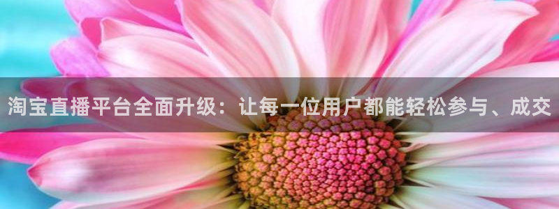 咪咕篮球赛现场直播：淘宝直播平台全面升级：让每一位用户都能轻松参与、成交