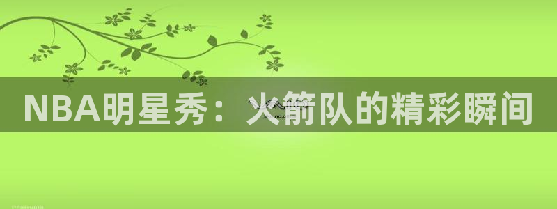 咪咕体育官网：NBA明星秀：火箭队的精彩瞬间